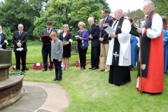 Tutbury War Memorial Rededication Service, 1st July 2016
